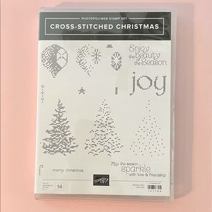 Stampin’ Up! Cross-Stitched Christmas photopolymer stamp set